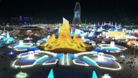 Cina, Festival del ghiaccio tra fuochi d'artificio e spettacoli di droni