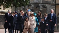 La famiglia reale britannica a Windsor per la Pasqua
