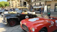 Giro di Sicilia, auto d'epoca lasciano Palermo, passeranno da Capaci e Partinico