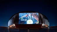 Mostra ANSA Le donne della Repubblica sulla cupola dell'Auditorium Parco della Musica