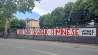 Tifosi, cori e bandiere: a Rimini l'ultimo saluto a Protti
