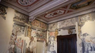 Casa Leopardi a Recanati, scoperto affresco databile tra '500 e '600 nella Biblioteca