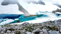 Lago di Pilato nelle Marche ritrova la forma 'a occhiali' dopo dieci anni