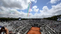 Internazionali: Frecce Tricolori e omaggio a Pietrangeli al Foro Italico