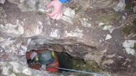 Speleologo intrappolato a Garessio, ha una gamba bloccata ma è cosciente