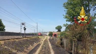 Problema a linea elettrica dell'alta velocità causa incendio nel Lodigiano