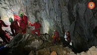 Speleologo incastrato a 120 metri di profondità in una grotta