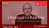 I cento anni di György Kurtág, a Roma omaggio al compositore ungherese