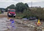 Maltempo: auto portata via dal torrente a Olbia, 2 in salvo