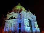 Festa di luci per svelamento restauro Basilica Salute a Venezia