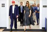 The Donald vota con Melania, anche Musk a Mar-a-Lago