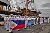 L'Amerigo Vespucci nelle Filippine, 23/a tappa del tour mondiale