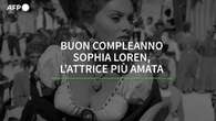 Buon compleanno Sophia Loren, l'attrice piu' amata