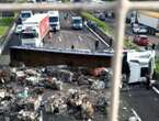 Camion si ribalta su A1 e blocca Autostrada in direzione Sud