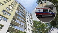 Tragedia na dachu wieżowca. Mężczyzna w płomieniach