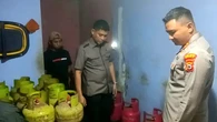 Polisi Gerebek Lokasi Pengoplosan Elpiji di Gowa, Ratusan Tabung Disita