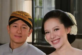 Cantiknya Athina Istri Rio Haryanto Mitoni 7 Bulan Anak Pertama di Surakarta, Peach Nude M...