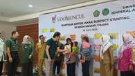 Sido Muncul Salurkan Bantuan Rp300 Juta Bagi 150 Anak Suspect Stunting di Wilayah Cimahi