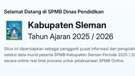 Syarat dan Jadwal Pendaftaran SPMB SMP Sleman 2025, Berikut Link Resminya