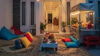 7 Inspirasi Angkringan Rumahan di Teras Rumah, Estetik, Fungsional, & Akses Tetap Lanc...