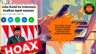 Cek Fakta: Hoaks Artikel Presiden Prabowo Izinkan Israel Uji Coba Rudal di Indonesia