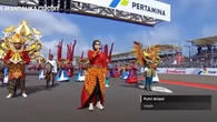 Di Bawah Terik Mandalika, Putri Ariani Getarkan Pembukaan MotoGP
