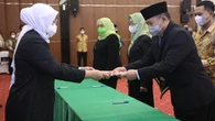 Menaker Ida Fauziyah Lantik 11 Pejabat Tinggi Madya