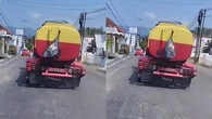 Viral di Lampung, Bendera One Piece Berkibar di Mobil Tangki Sedot WC