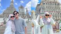 7 Potret Baby Moon Anisa Rahma ke Thailand, Seru Kunjungi Wat Arun