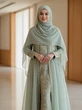 10 Pilihan Gamis Brokat Islami Warna Sage untuk Lamaran dan Kondangan