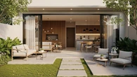 7 Model Rumah Kecil dengan Halaman Menyatu ke Ruang Tamu, Ciptakan Kesan Luas
