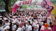 Hello Kitty Street Run, Serunya Lari Sambil Rayakan Ultah ke-50 Karakter Kucing Imut dan S...