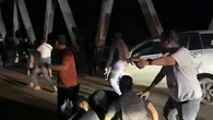 Kurir Sabu Tabrak Mobil Polisi di Jeneponto
