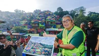 347 Rumah Dicat Warna-Warni, Pemkot Bandung Resmikan Lembur Katumbiri