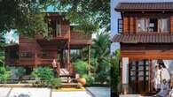 8 Ide Desain Rumah Kayu 2 Lantai, Penuh dengan Ornamen yang Bikin Adem