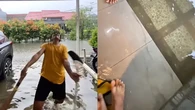 Rumah Komika Apos Hutagaol di Bekasi Kembali Kebanjiran, Belum 6 Bulan Ditempati Sudah 2 K...
