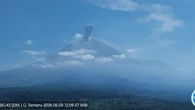 Gunung Semeru Erupsi 10 Kali dalam Sehari, Selasa 9 Juni 2026