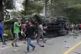 Tabrakan Beruntun 7 Kendaraan di Sibolangit, 1 Tewas, Lainnya Terjepit