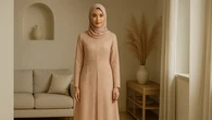 11 Rekomendasi Gamis Brokat Belah Tengah yang Kini Tren di 2025, Potongannya Bikin Langsin...