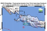 Gempa M 5,0 Guncang Sukabumi, Getaran Terasa hingga Bandung