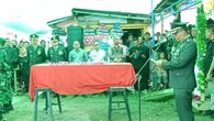 Isak Tangis dan Doa Iringi Pemakaman Pratu Afrio Setiawan Korban Ledakan Garut