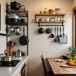 9 Inspirasi Dapur Rumah Lahan Sempit Pakai Rak Besi Multifungsi, Solusi Cerdas Hemat Ruang