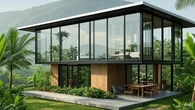 8 Desain Rumah Minimalis Mewah 2025 dengan Fasad Full Glass, Bikin Hunian Enak Dilihat dan...