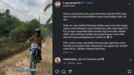 Kunjungan Kerja Pakai Motor Trail, Wali Kota Pekanbaru Pamer Skill