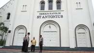 Melihat Megahnya Gereja Katolik St. Antonius Purbayan di Solo