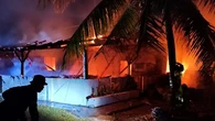 Kronologi Kebakaran Losmen Paradise Surf Lampung