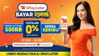 SPayLater Bayar QRIS Bareng Lyodra: Belanja Offline Bisa Cicilan 0%, Bonus Aktivasi Rp500 ...