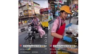 Wanita India Ini Tunggangi Royal Enfield Buat Tarik Gerobak Makanan