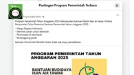 Cek Fakta: Tidak Benar Ini Link Pendaftaran Bantuan Benih Ikan Air Tawar