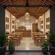 9 Desain Warung dari Bambu tapi Tetap Estetik, Paduan Alami dan Modern